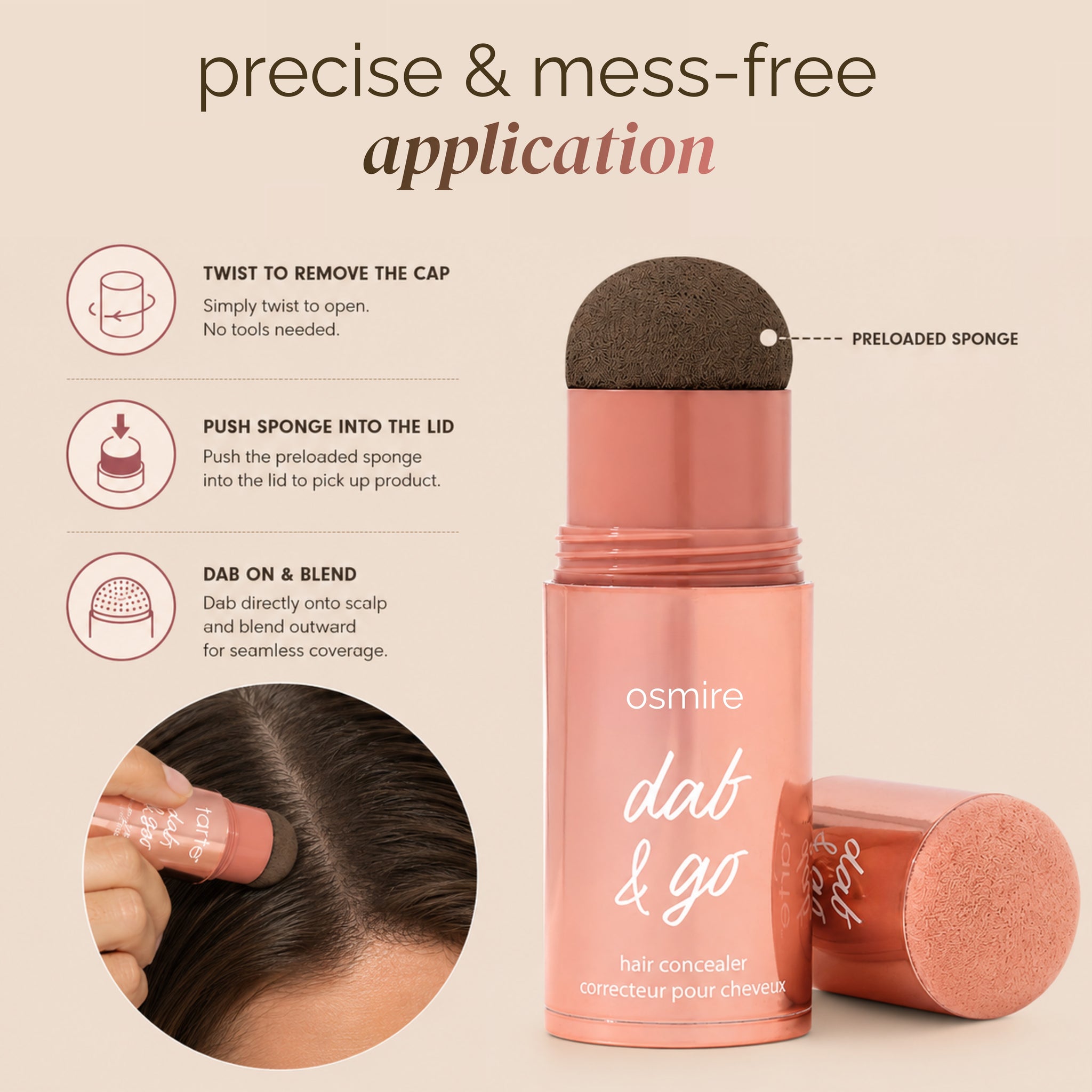Dab & go hair concealer