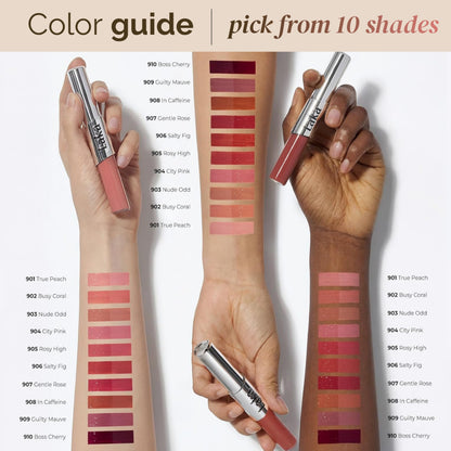 Dual-ended liquid lipstick